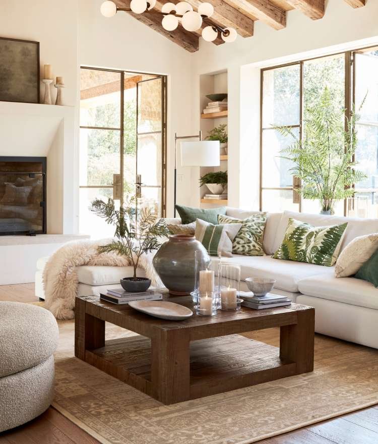 Glass, Wood and Metal Coffee Tables | Pottery Barn