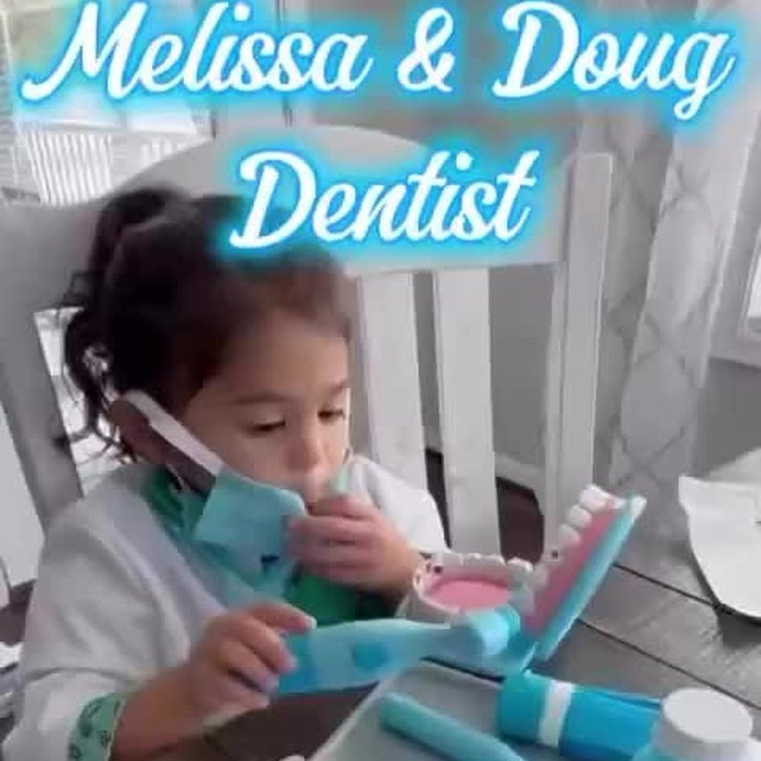 user image by @mamascheapfinds, Melissa &#38; Doug Super Smile Dentist Kit With Pretend Play Set of Teeth And Dental Accessories (25 Toy Pieces)