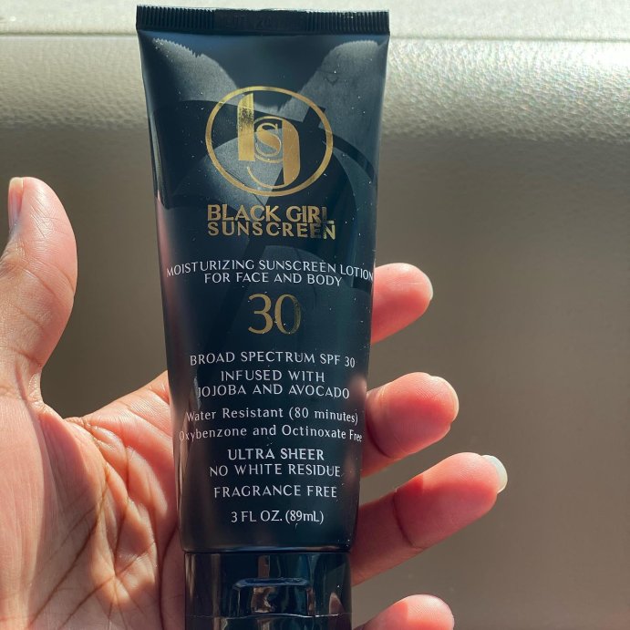 user image by @iamcrafttherapy, Black Girl Sunscreen Broad Spectrum Infused with Jojoba Oil - SPF 30 - 3 fl oz