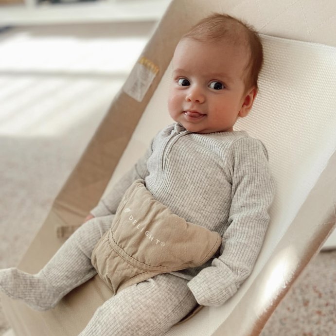 user image by @daniellemeders, Baby Delight Alpine Deluxe Portable Bouncer