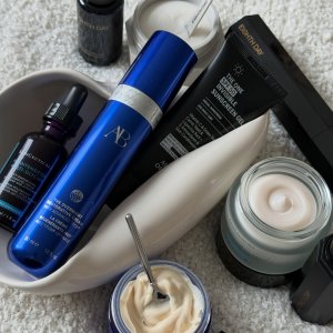 @spacenk&rsquo;s instagram photo of Augustinus Bader The Overnight Restorative Cream,SkinCeuticals HA Intensifier Multi Glycan,SkinCeuticals Emollience,LA PRAIRIE Skin Caviar Absolute Filler,Eighth Day The Reparative Moisturizer,Eighth Day The Regenerative Serum