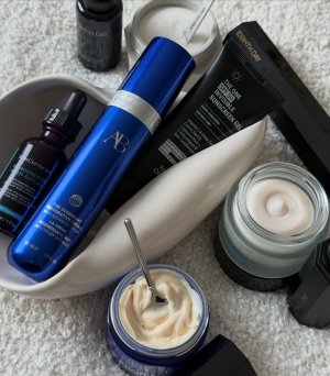 @spacenk&rsquo;s instagram photo of Augustinus Bader The Overnight Restorative Cream,SkinCeuticals HA Intensifier Multi Glycan,SkinCeuticals Emollience,LA PRAIRIE Skin Caviar Absolute Filler,Eighth Day The Reparative Moisturizer,Eighth Day The Regenerative Serum
