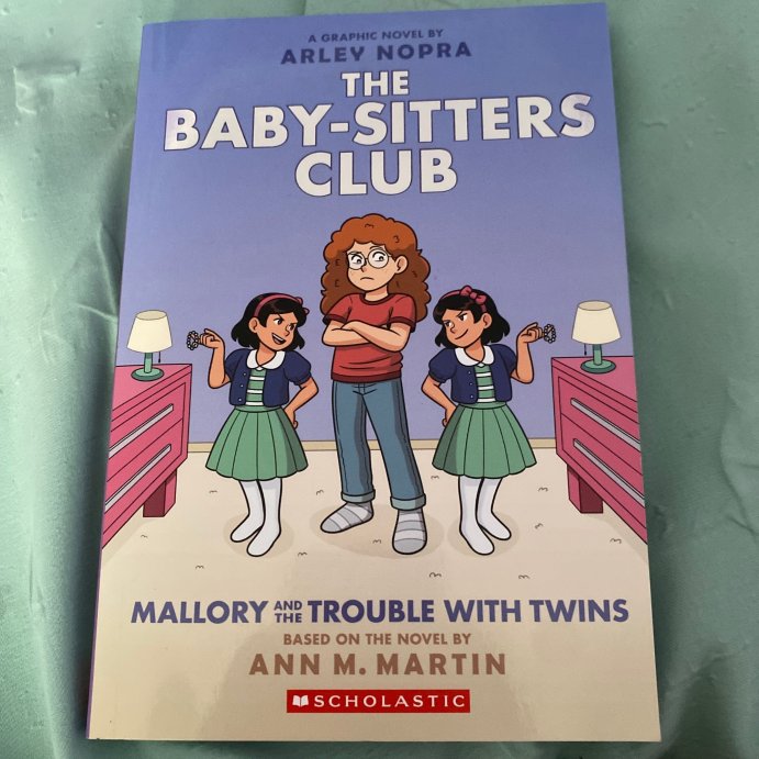 user image by Janilen, Mallory and the Trouble with Twins: A Graphic Novel (the Baby-Sitters Club #17) - (Baby-Sitters Club Graphix) by Ann M Martin