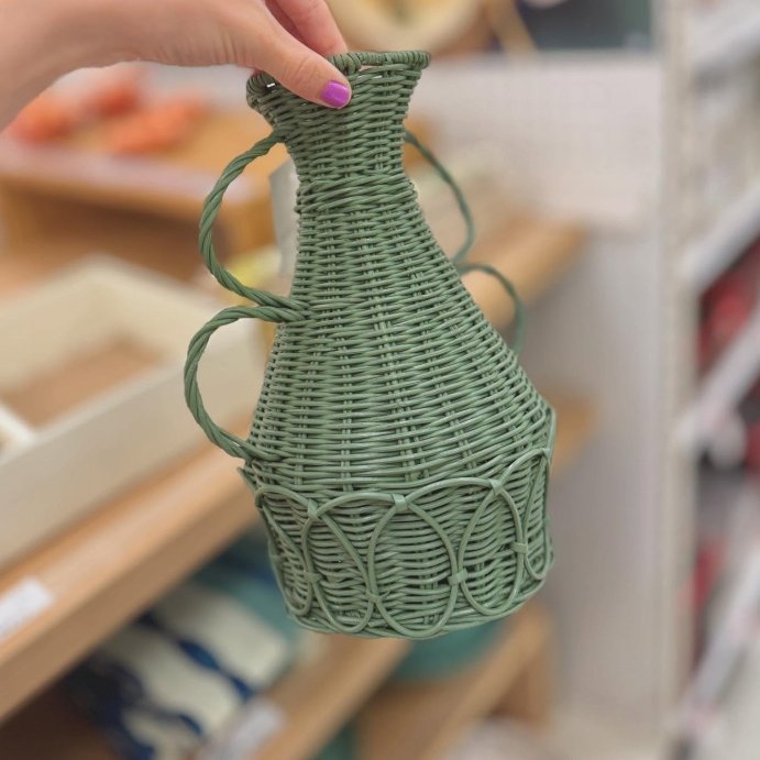 user image by @cozyalyssa, Coastal Small Rattan Vase Blue - Threshold&#8482;