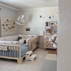 Scallop Double Step Stool