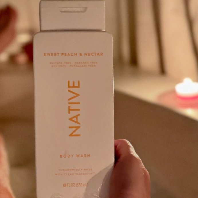 user image by @kiko.rivne, Native Body Wash for Women &#38; Men - Sweet Peach &#38; Nectar - Sulfate Free - 18 fl oz