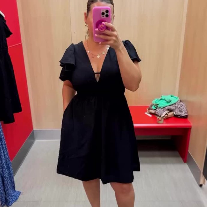 user image by @camp_bellez_closet, Women's Knit Button-Front Midi Dress - A New Day™