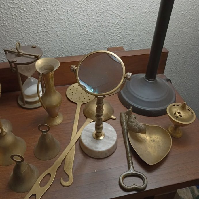 user image by @73friday, 8&#34; Decorative Brass and Marble Magnifying Glass - Hearth &#38; Hand&#8482; with Magnolia