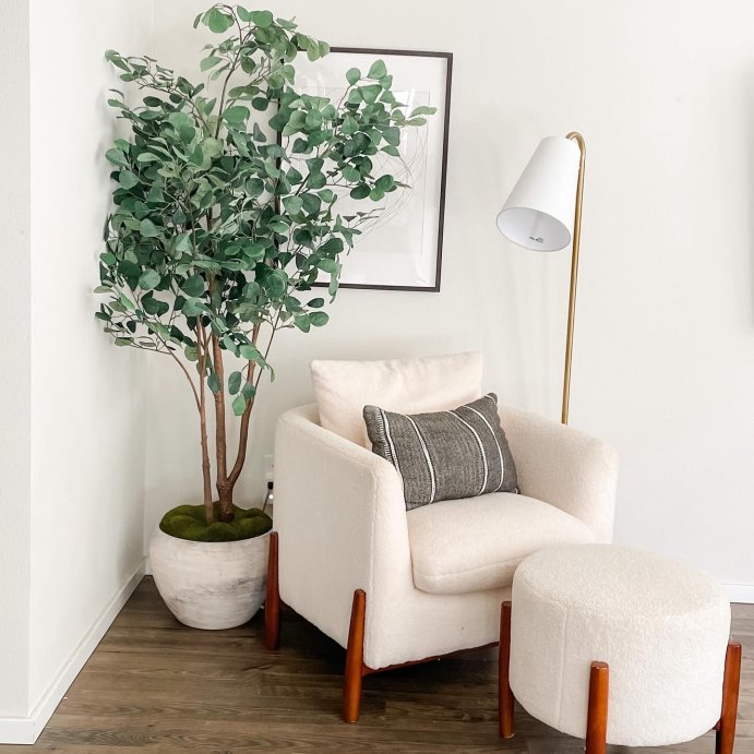 user image by @abigailamirahome, 72&#34; Artificial Ficus Tree - Threshold&#8482; designed with Studio McGee