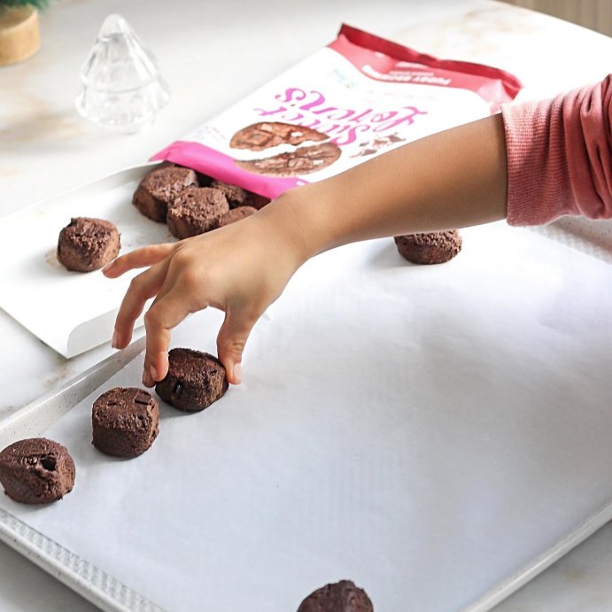 user image by @throughmyeyeslensstomach, Sweet Loren&#39;s Gluten Free Vegan Fudgy Brownie Cookie Dough - 12oz/12ct