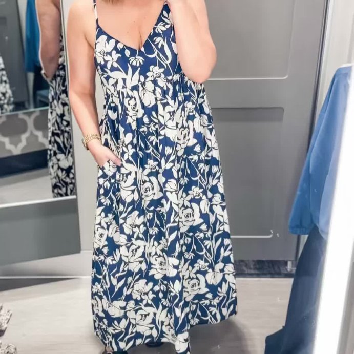 user image by @leighbroadfield03, Women's Seersucker Maxi A-Line Dress - A New Day™