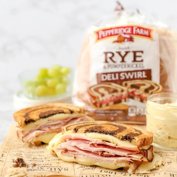 user image by @pepperidgefarm, Pepperidge Farm Vegan Jewish Rye &#38; Pumpernickel Deli Swirl Bread - 16oz