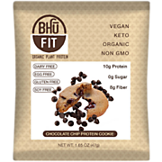 Shop Bhu Foods Vegan Keto Pea Protein Cookie - Chocolate Chip (10 Cookies) and more