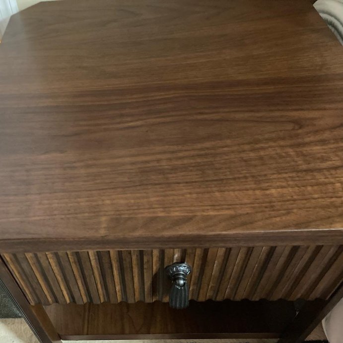 user image by @creativemysteryhq, Laguna Nigel Fluted Accent Table Brown - Threshold&#8482; designed with Studio McGee