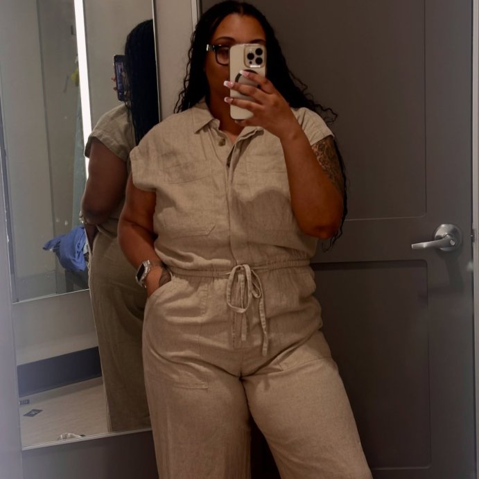 user image by @coyaalove_, Women's Linen Jumpsuit - Universal Thread™