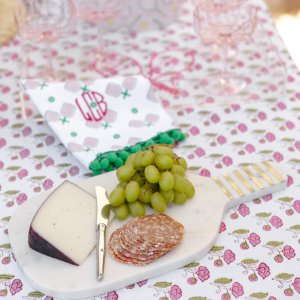 Fan Club Gathering Accessories Patelai Pickleball Charcuterie Boards Set - Bamboo Cheese Board With Handle & Serving Plate Pickleball Themed Serving Set