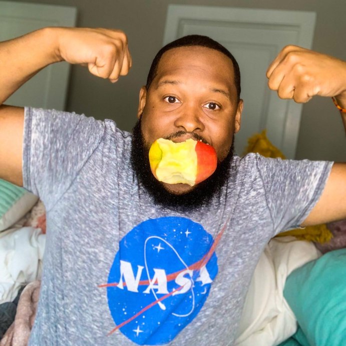 user image by @officiallyotr, Men's NASA Logo T-Shirt