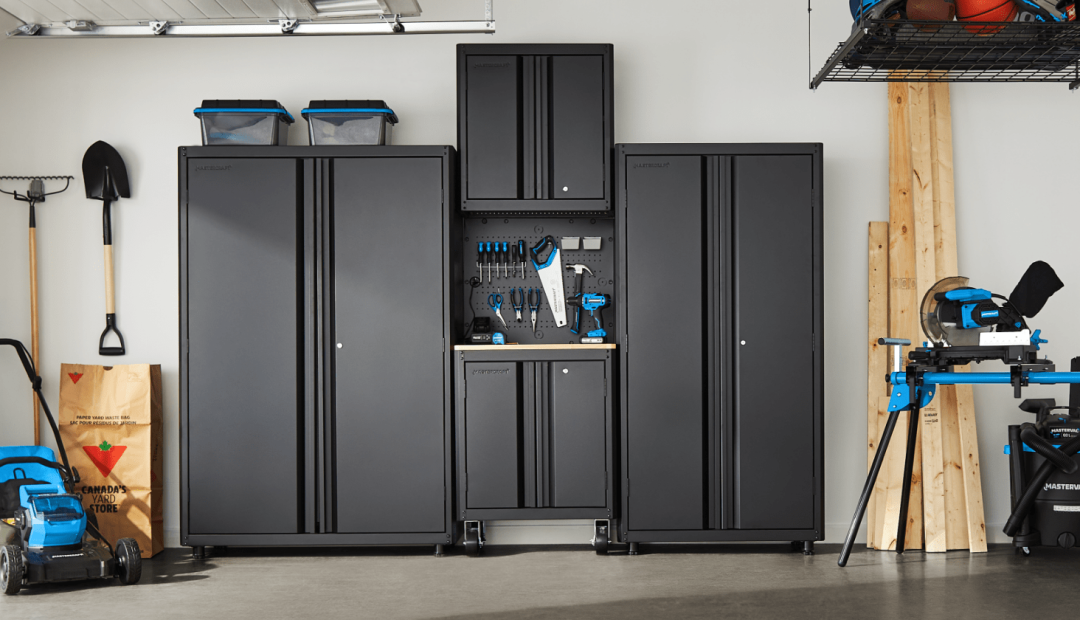Shop Mastercraft 2-Door Lockable Tall Storage Cabinet with Adjustable Shelves, Black, 48-in, Mastercraft 2-Door Wall Storage Cabinet with Adjustable Shelf, Black, 28 x 14 x 29-in, Mastercraft Heavy-Duty Steel Pegboard, Tool/Accessories Storage Organizer for Garage & Workshop, Black, 28 x 24-in, Mastercraft 2-Door Wooden Top Base Storage Cabinet, Mobile, 71 x 35.5 x 73.6 cm, Black, Mastercraft 2-Door Lockable Tall Storage Cabinet with Adjustable Shelves, Black, 36-in and more