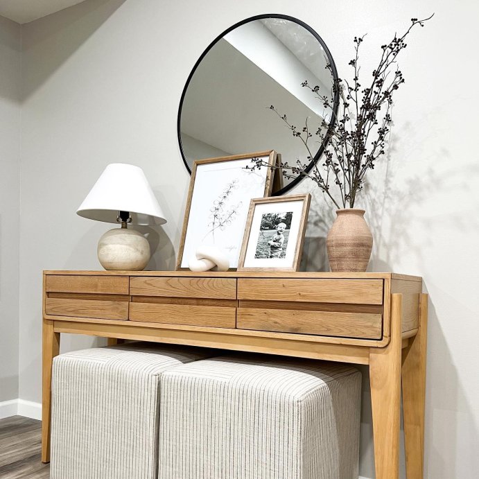 user image by @kaelynnathome, Herriman Wooden Console Table with Drawers - Threshold™ designed with Studio McGee