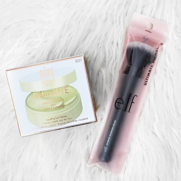 user image by @faceitbeautyxo, Pixi DetoxifEYE Hydrating and Depuffing Eye Patches with Caffeine and Cucumber - 60ct