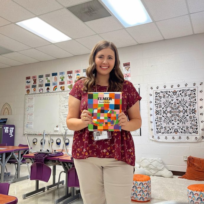 user image by @msmcintyreteaches, Elmer - (Elmer Books) by  David McKee (Hardcover)