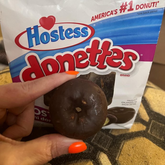 user image by @jessielynn0521, Hostess Donettes Frosted Mini Donuts - 10.75oz