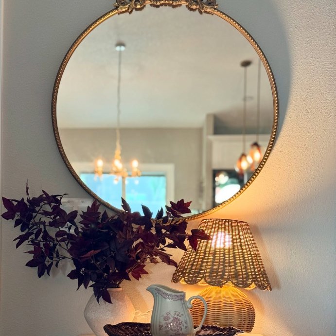 user image by @cammispangler, Table Lamp with Woven Base and Woven Shade - Threshold&#8482; designed with Studio McGee