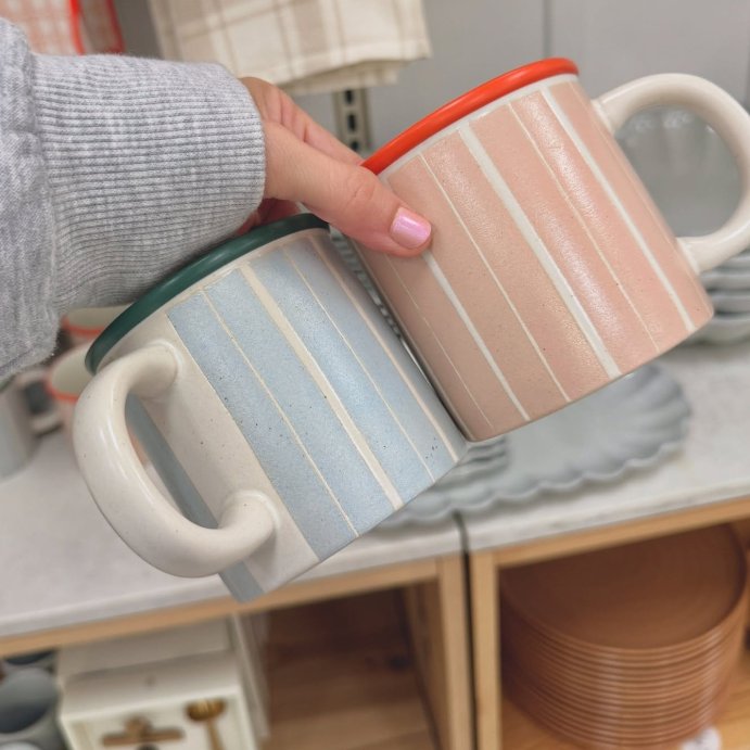 user image by @cozyalyssa, 13.5oz Recycled Ceramic Striped Mug - Hearth & Hand™ with Magnolia