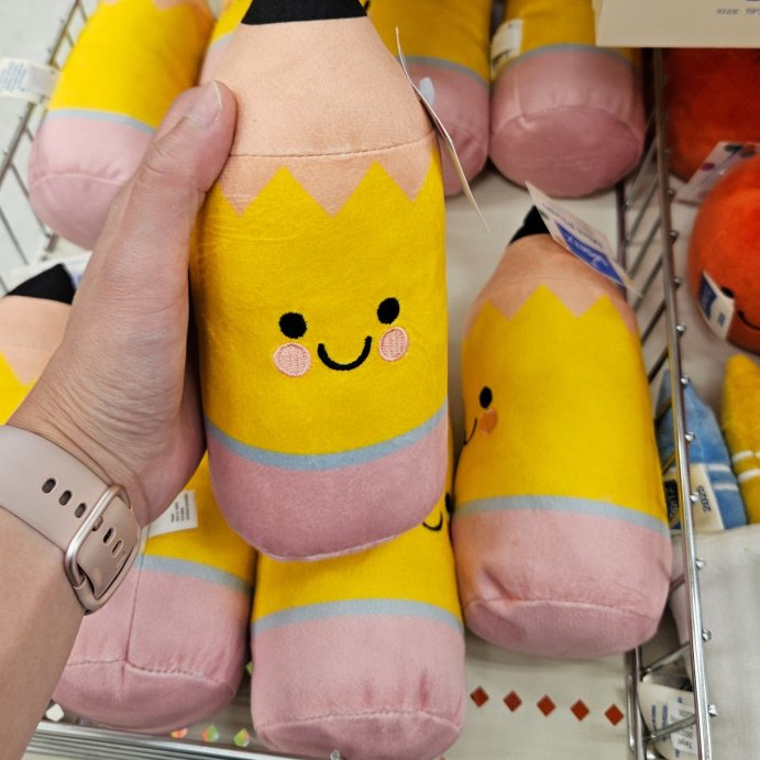 user image by @itsjessandmoore, Pencil Plush Classroom Decor, Teacher Supplies - Spritz&#8482;
