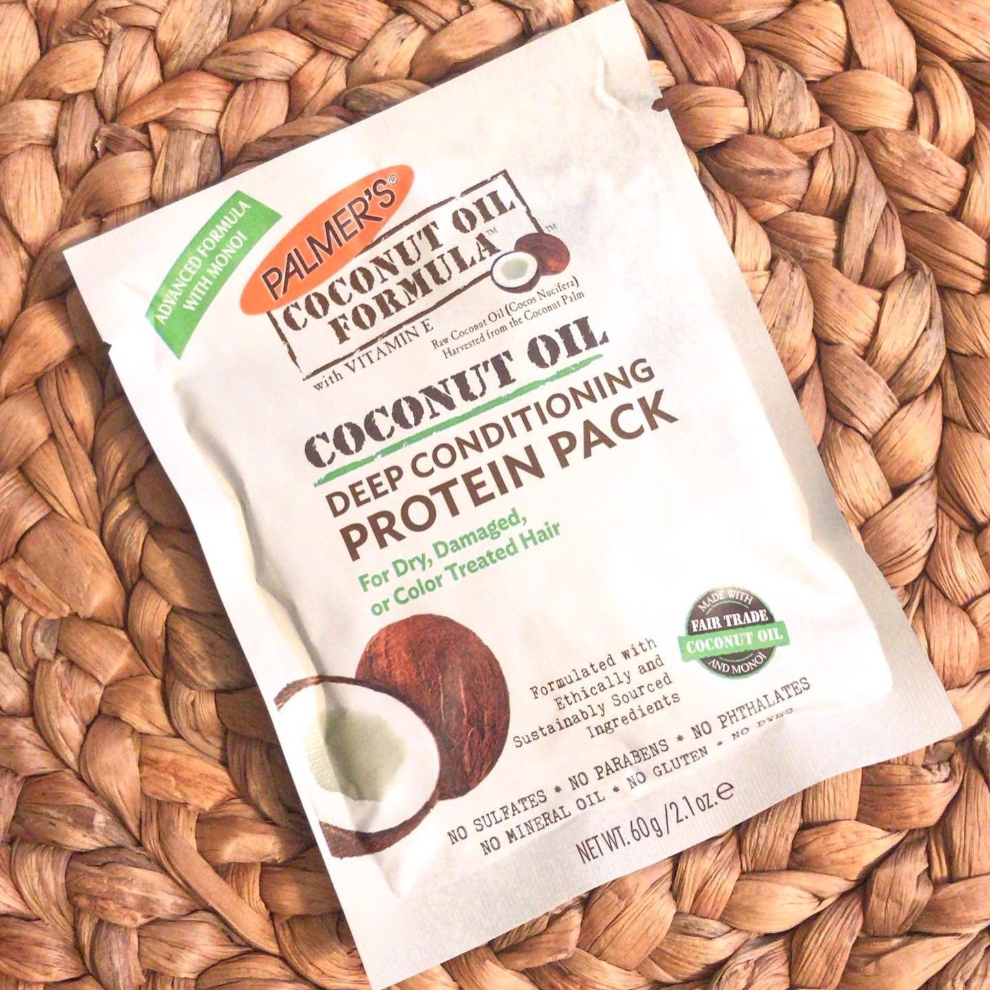 user image by @rachdupree, Palmers Coconut Oil Formula Moisture Boost Protein Pack - 2.1oz