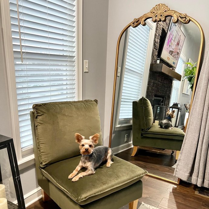 user image by @gigi44514, Talbert Pillow Top Slipper Chair with Casters - Threshold™ designed with Studio McGee