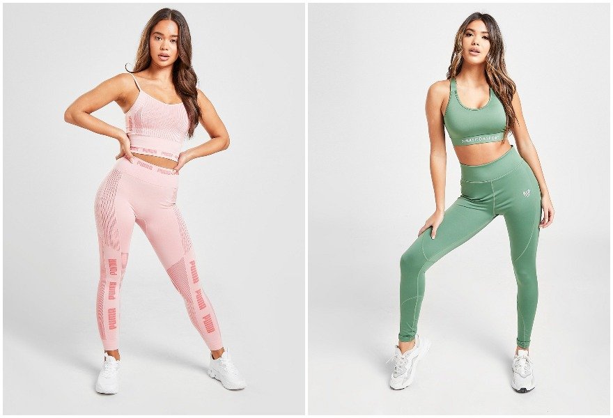 Pastellivärit treenivaatteissa