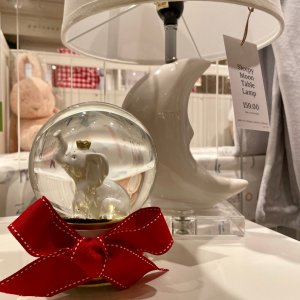 Elephant Musical Light-Up Snow Globe