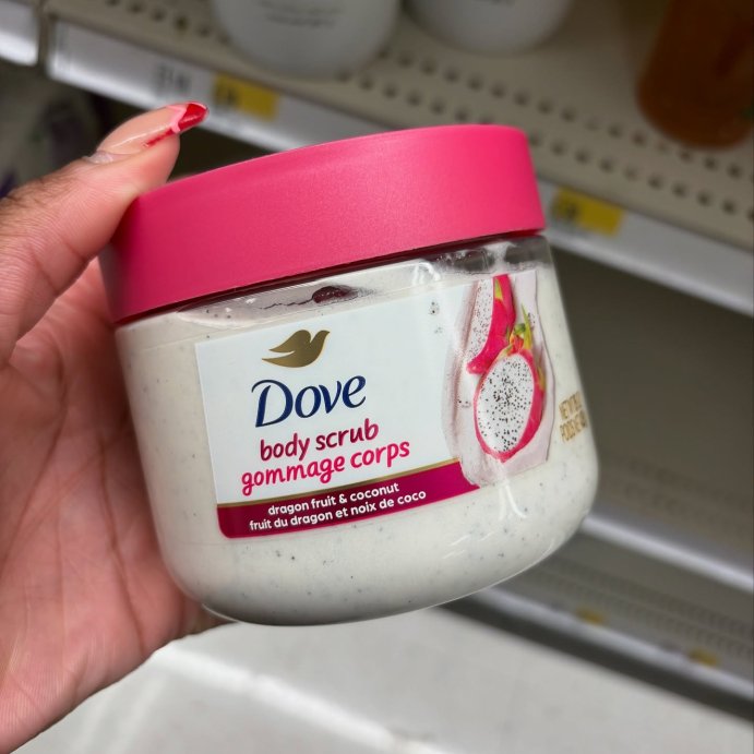 user image by @selfcarexpuffs, Dove Beauty Dove Exfoliating Body Scrub - Dragon Fruit &#38; Coconut - 15oz