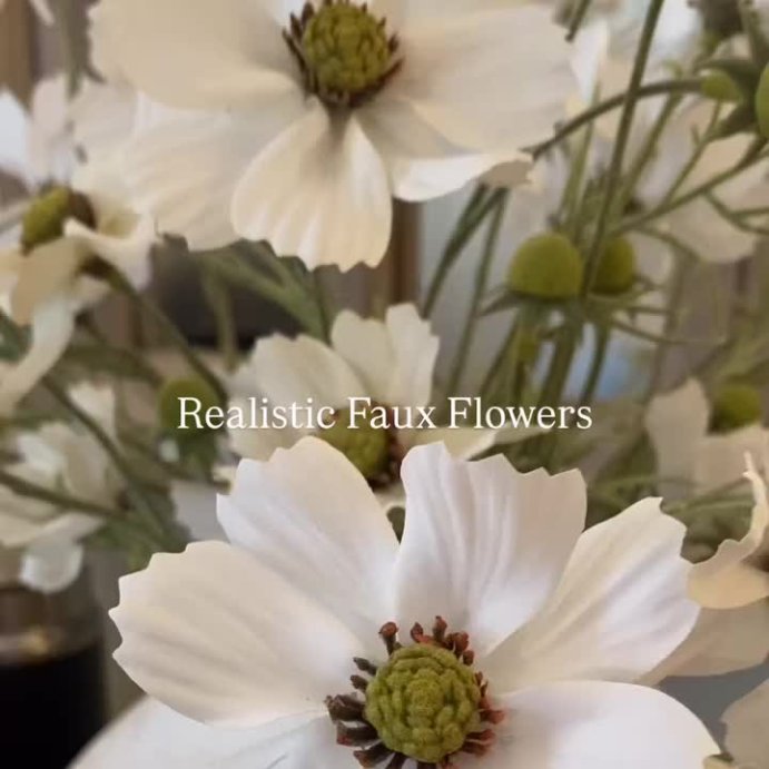 user image by @nestingwithwendy, 15&#34;x17&#34; Faux White Cosmos Floral Arrangement - Hearth &#38; Hand&#8482; with Magnolia