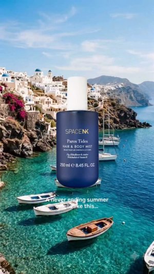 @spacenk&rsquo;s instagram video of Space NK Paros Tides Hand Wash,Space NK Paros Tides Body Oil,Space NK Paros Tides Hair and Body Mist,Space NK Paros Tides Body Scrub