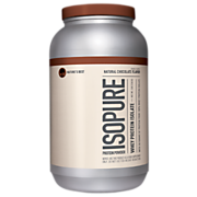 Shop Isopure 100% Natural Whey Protein Isolate - Natural Chocolate Flavor (3 Lbs. / 22 Servings) and more