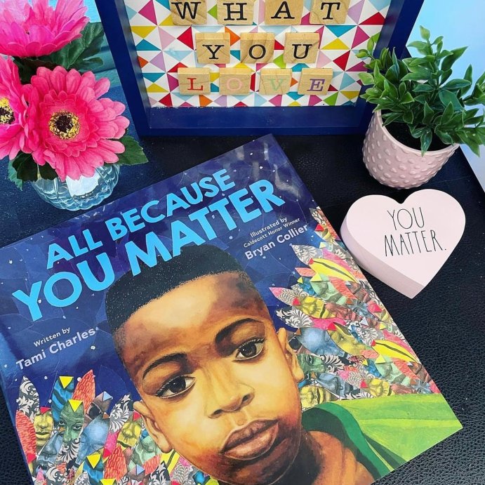 user image by @mscraftyteacher, All Because You Matter - by Tami Charles (Hardcover)