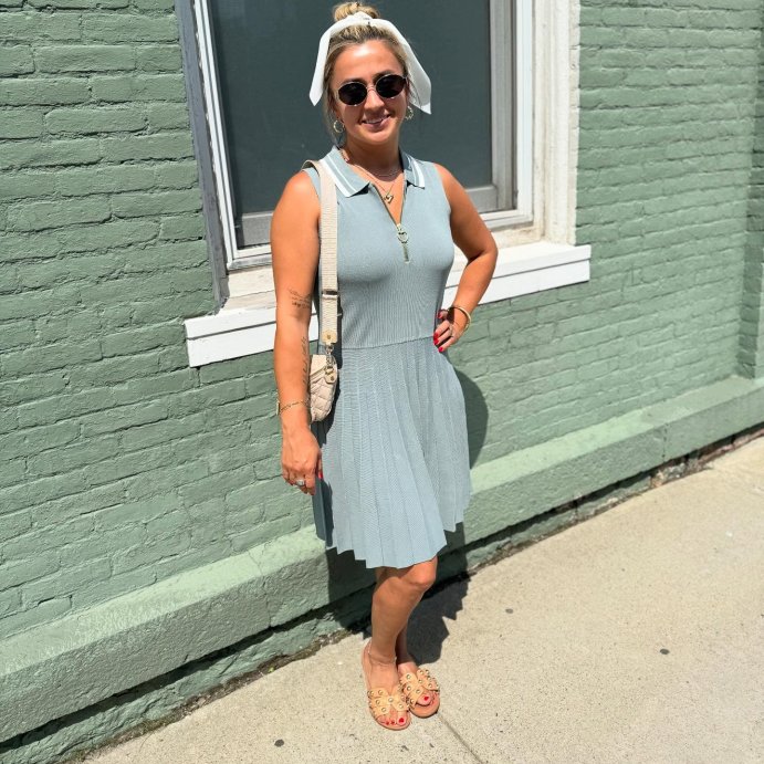 user image by @mamariasaves, Women's Tennis Tank Sweater Dress - A New Day™