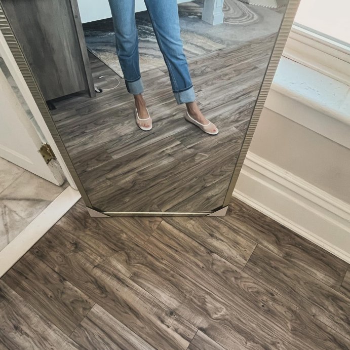 user image by @darcieveach, Women's Mel Sheer Mesh Ballet Flats with Memory Foam Insole - A New Day™