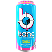 Shop VPX (Vital Pharmaceuticals) Bang Energy Drink - Rainbow Unicorn (12 Drinks, 16 Fl Oz. Each) and more