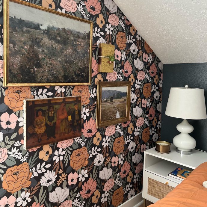 user image by @kwrealtor_carrie, 24&#34; x 18&#34; Landscape Study Framed Wall Canvas Antique Gold - Threshold&#8482; designed with Studio McGee: Serene Decor for Home Office