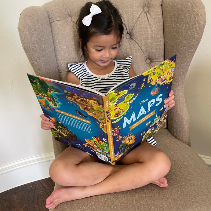 user image by @go_genevieve_go, Disney Maps - by  Disney Books (Hardcover)