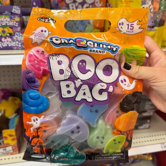 user image by @trendyfavefinds, Cra-Z-Slimy Halloween Boo Bag Party - 15pk: Includes 5 Colors, Creativity Focused, Slimes &#38; Putties Set
