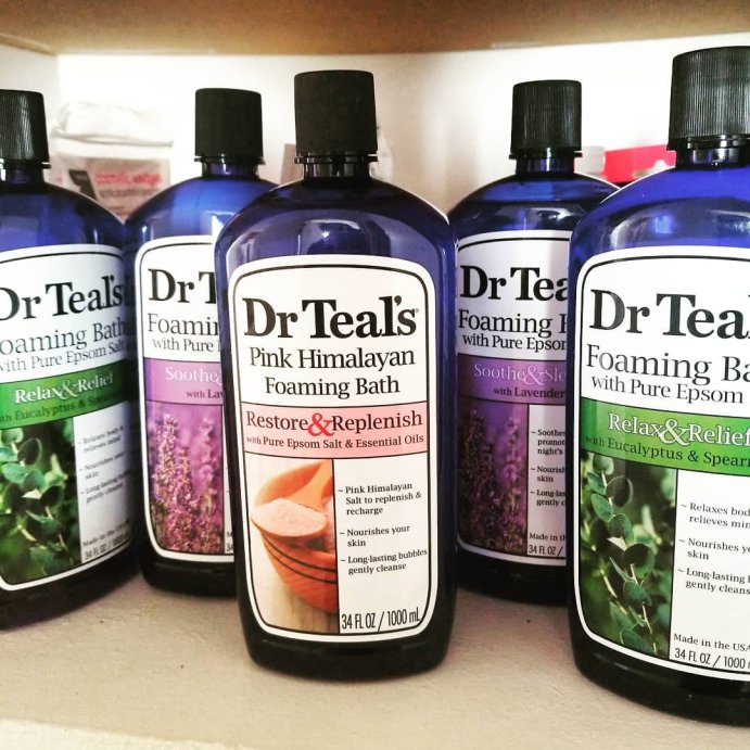 user image by @manic_pixie_nightmare_, Dr Teal&#39;s Relax &#38; Relief Eucalyptus and Spearmint Foaming Bubble Bath - 34 fl oz