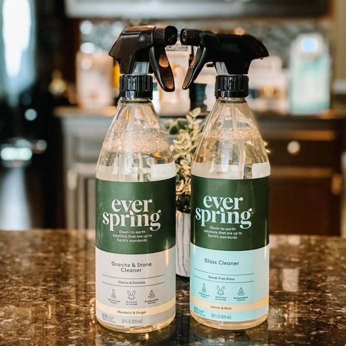 user image by @targettmom, Mandarin &#38; Ginger Granite &#38; Stone Cleaner - 28 fl oz - Everspring&#8482;
