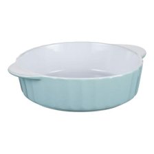Shop Vida by PADERNO Round Ceramic Baking Dish, 2.1 L, Blue and more