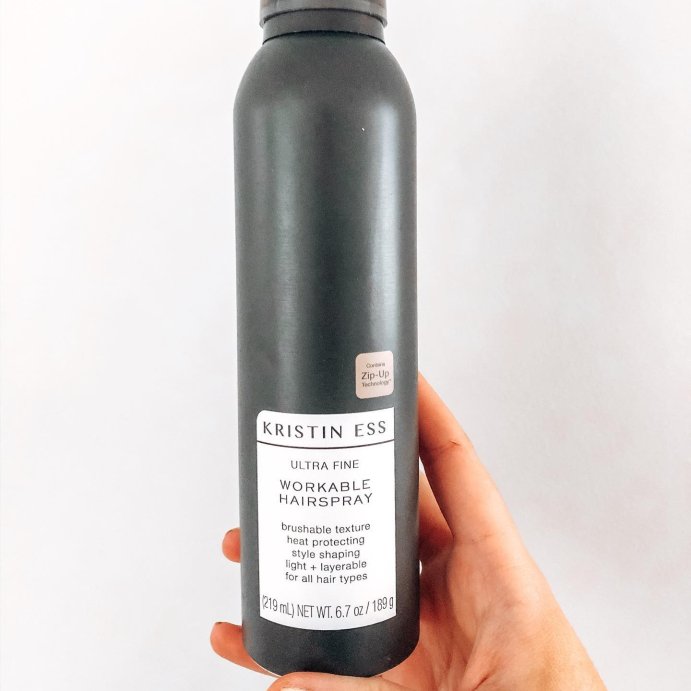user image by @target_wives, Kristin Ess Ultra Fine Workable Hairspray Light + Flexible Hold with Heat Protectant up to 450&#176;F - 6.7 oz