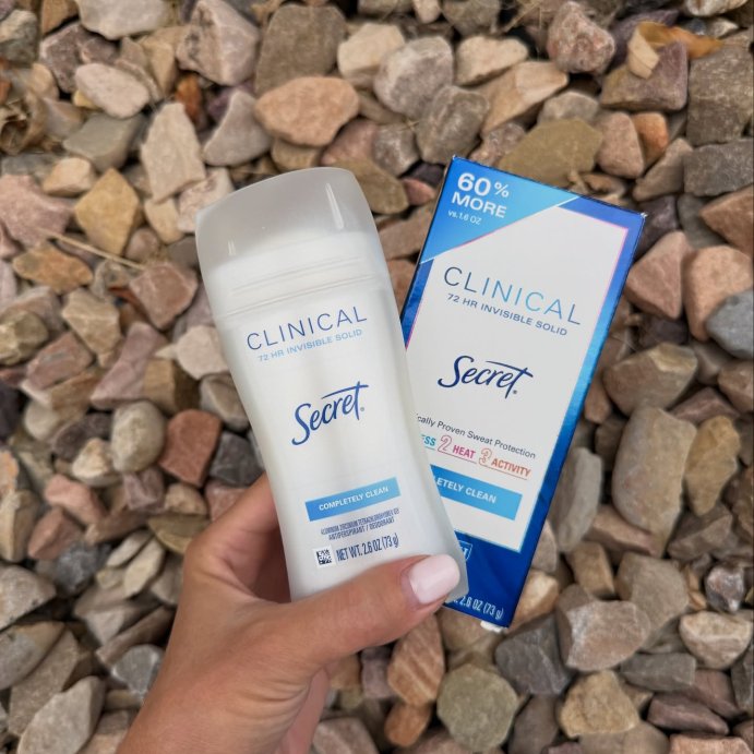 user image by @shik703, Secret Clinical Strength Completely Clean Invisible Solid Antiperspirant & Deodorant