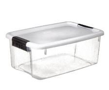 Shop Sterilite Ultra Clear Storage Box with Latched Lid, Assorted Sizes and more